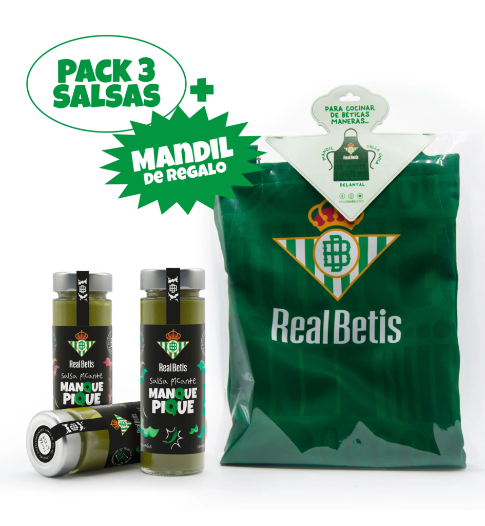 Pack Salsas Manque Pique + Mandil de regalo