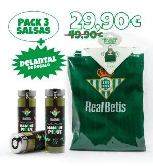 Pack Salsas Manque Pique + Mandil de regalo